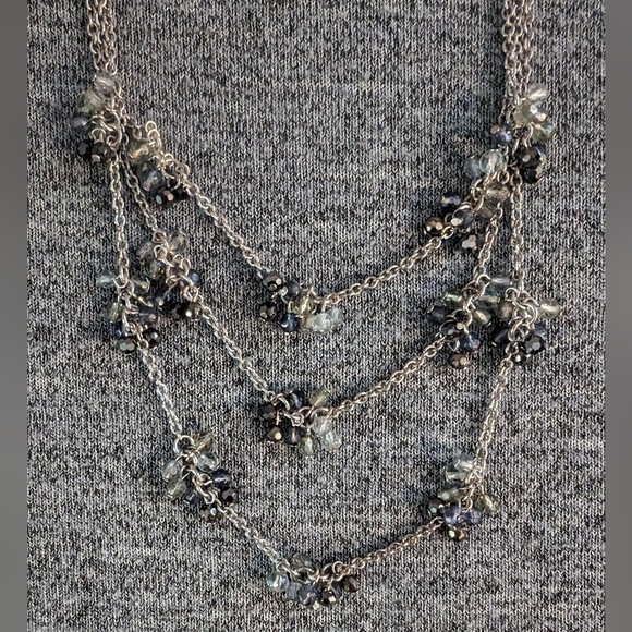 Coldstream Creek Jewelry - 3/$15 | Coldstream Creek, Multi-strand Necklace with Blue and White Beads